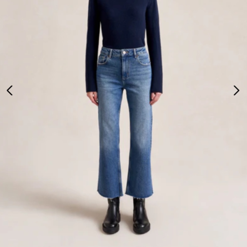 *SOLD OUT ONLINE* La Ligne Meredith High-Rise Cropped Flare Jean in Walter